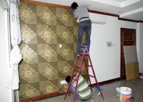 Giấy dán tường cho khu chung cư Ciputra Giấy dán tường cho khu chung cư Ciputra