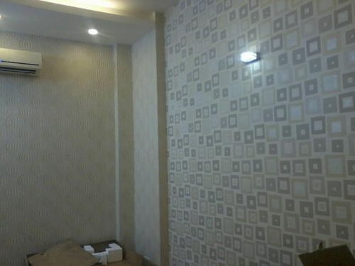 Thi công giấy dán tường tại chung cư Chợ Mơ Thi công giấy dán tường tại chung cư Chợ Mơ