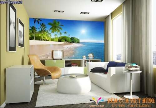 Tranh dán tường đẹp cho không gian phòng khách Tranh dán tường đẹp cho không gian phòng khách