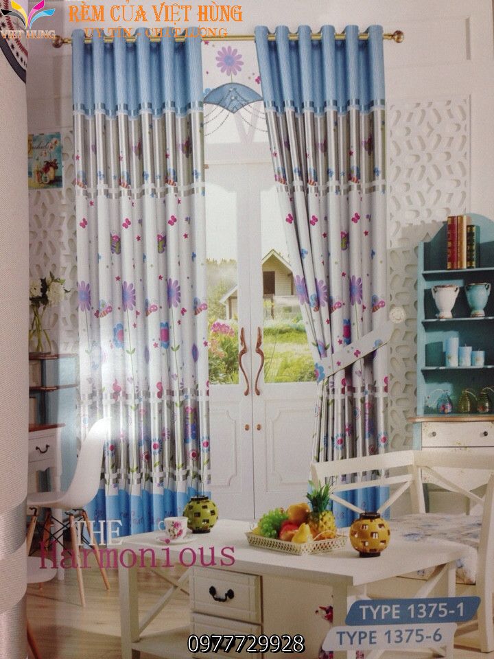 Rèm vải VHTM-1375 Rèm vải VHTM-1375