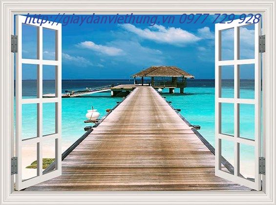 Tranh Cửa sổ 3D SCB006 Tranh Cửa sổ 3D SCB006