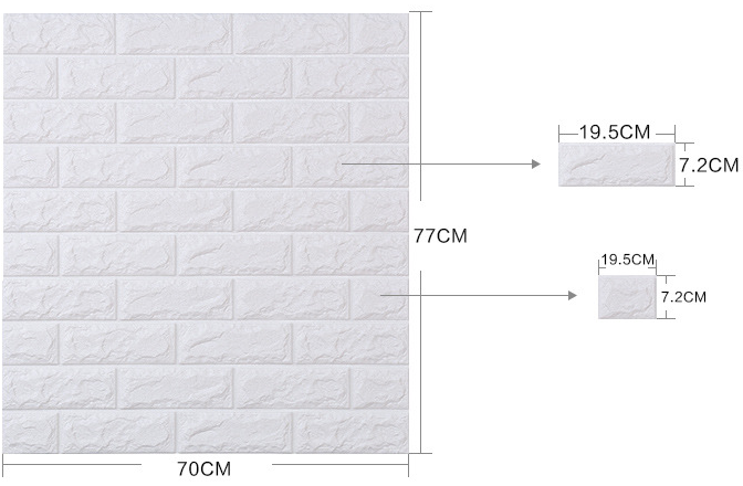 Miếng xốp dán tường  Miếng xốp dán tường