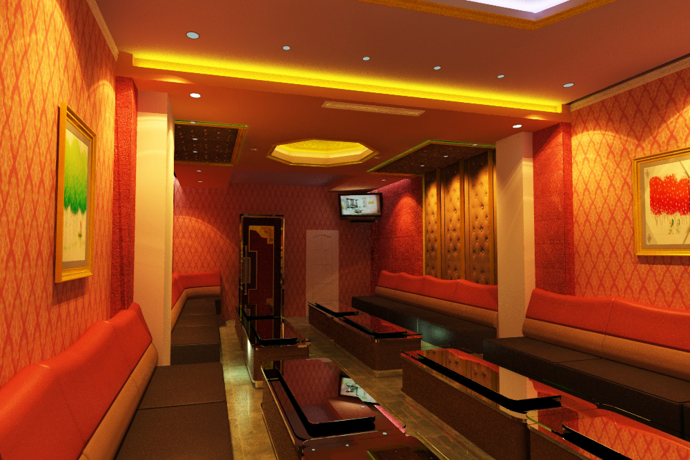 giấy dán tường phòng karaoke