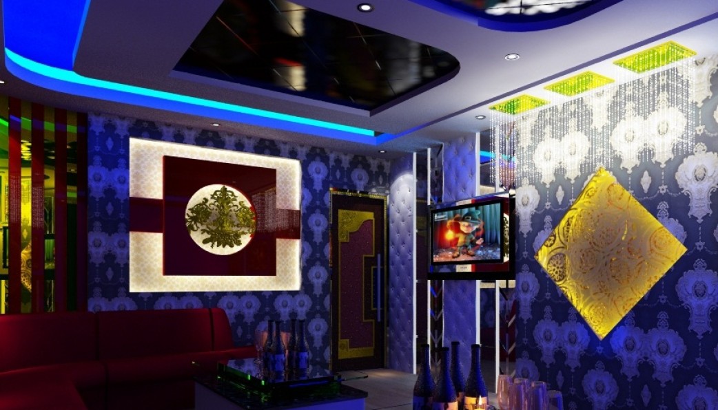 giấy dán tường phòng hát