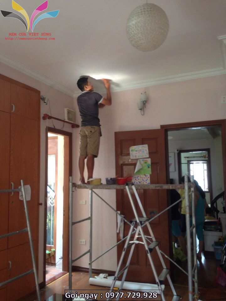 Thi công giấy dán tường tại Hà Đông 5 Thi công giấy dán tường tại Hà Đông 5