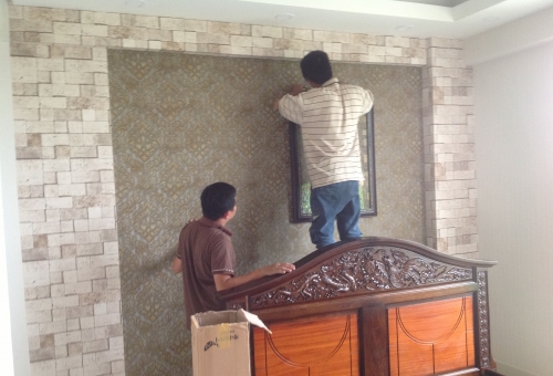 giấy dán tường Xa la giấy dán tường Xa la