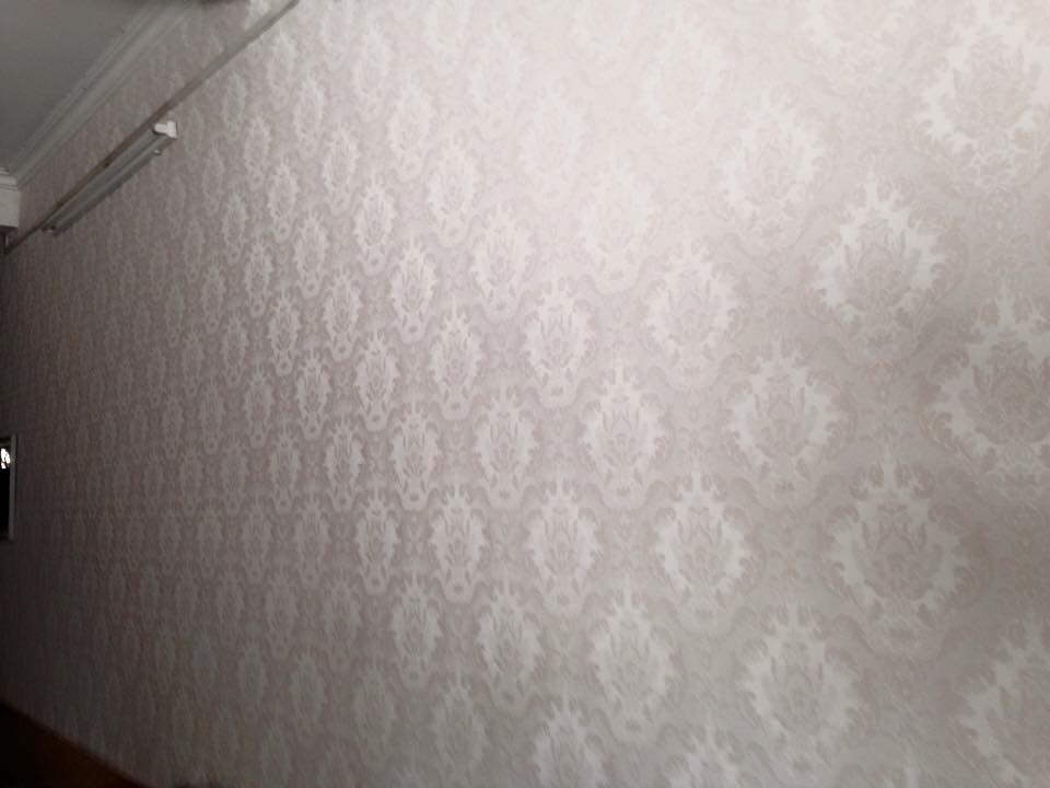 Thi công giấy dán tường tại HH Linh đàm 5 Thi công giấy dán tường tại HH Linh đàm 5