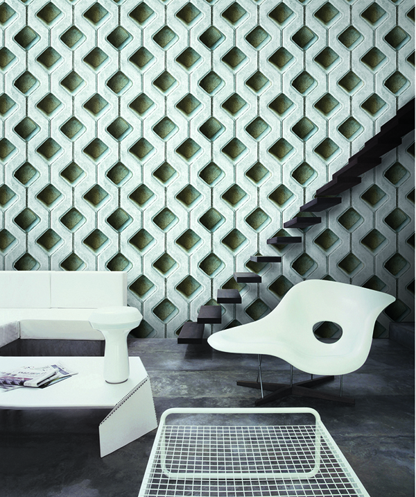 Cầu thang lộng lẫy nhờ giấy dán tường 1 Cầu thang lộng lẫy nhờ giấy dán tường 1