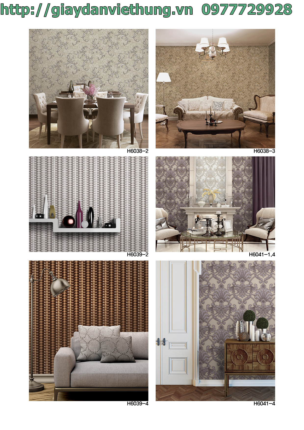 Giấy dán tường Hera 4 Giấy dán tường Hera