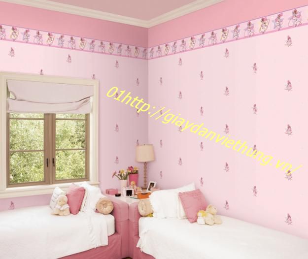 Giấy dán tường cho phòng bé trong dịp têt Giấy dán tường cho phòng bé trong dịp têt