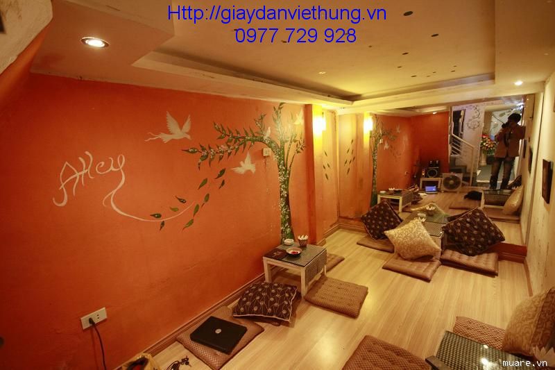 giấy dán tường quán cafe 4 giấy dán tường quán cafe 4