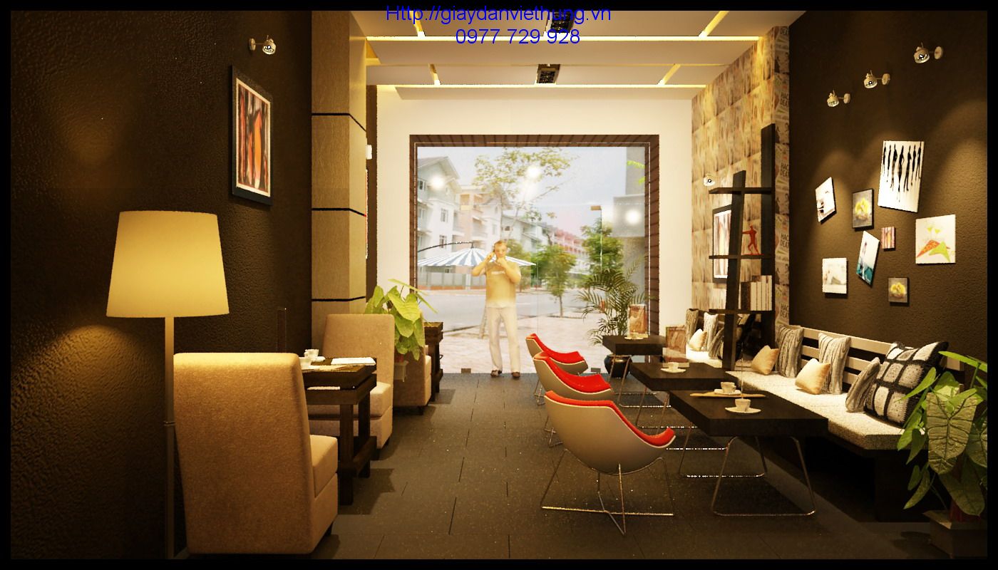 giấy dán tường quán cafe 5 giấy dán tường quán cafe 5