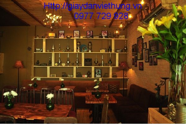 giấy dán tường quán cafe 56 giấy dán tường quán cafe 6