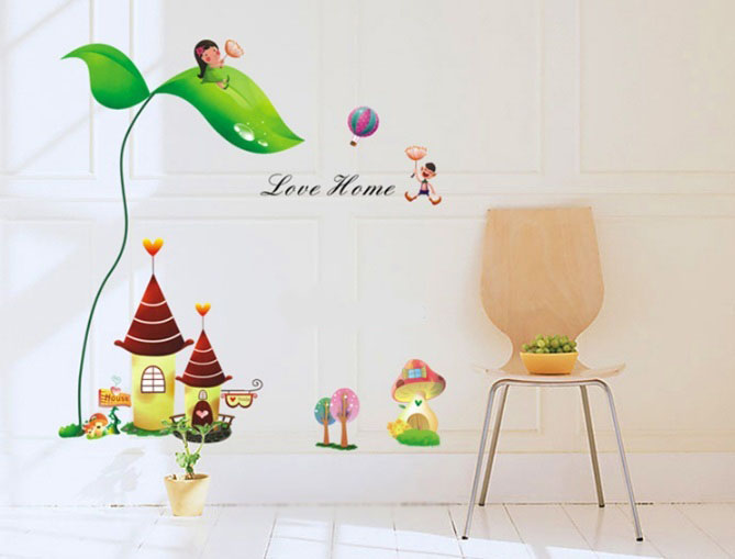 Tranh dán tường tạo không gian mới lạ cho căn phòng 3 Tranh dán tường tạo không gian mới lạ cho căn phòng 3