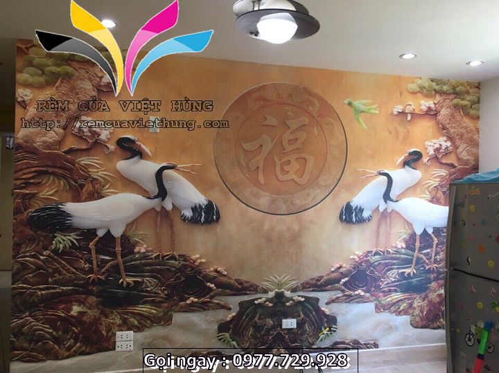 Hình ảnh thi công tranh dán tường 10 Hình ảnh thi công tranh dán tường 10