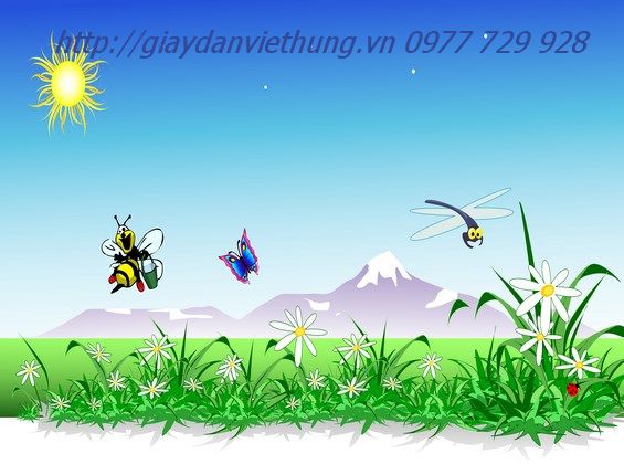 Giấy dán tường HH016 Tranh dán tường HH016